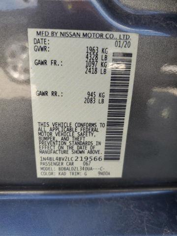2020 NISSAN ALTIMA S #3304618438