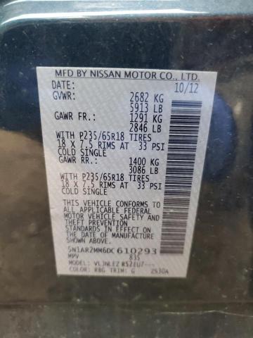 2013 NISSAN PATHFINDER #3291235984
