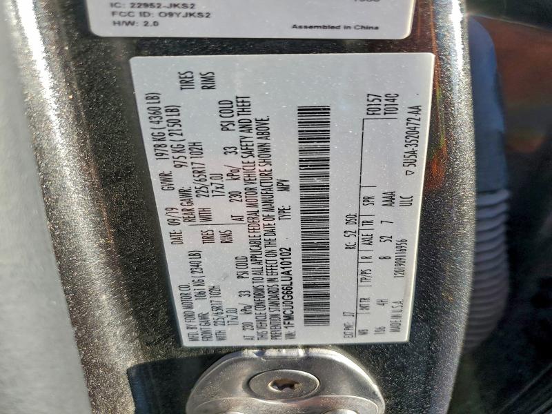 2020 FORD ESCAPE SE #3305726737