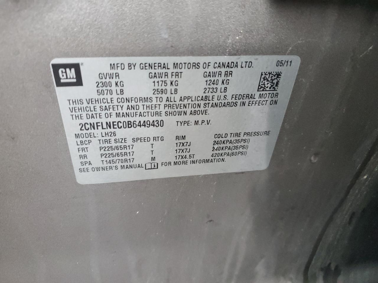 CHEVROLET EQUINOX LT