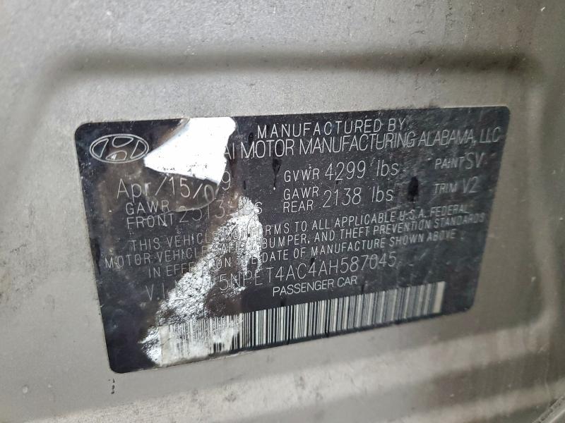 2010 HYUNDAI SONATA GLS #3297873854