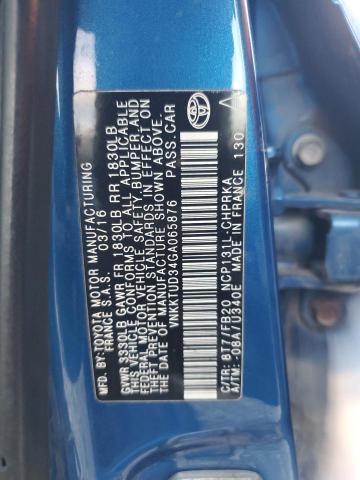 2016 TOYOTA YARIS L #3311644229