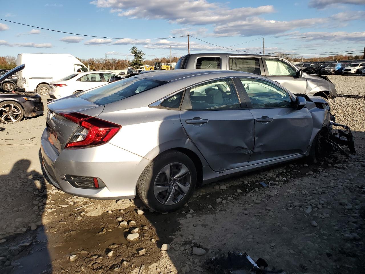 Lot #3301817345 2019 HONDA CIVIC LX