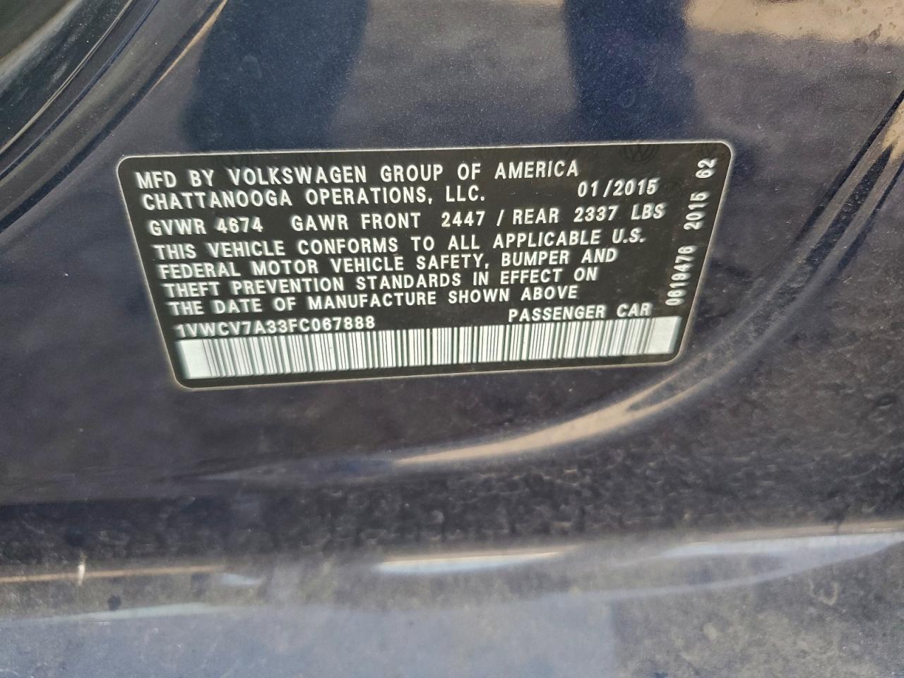 VOLKSWAGEN PASSAT SEL