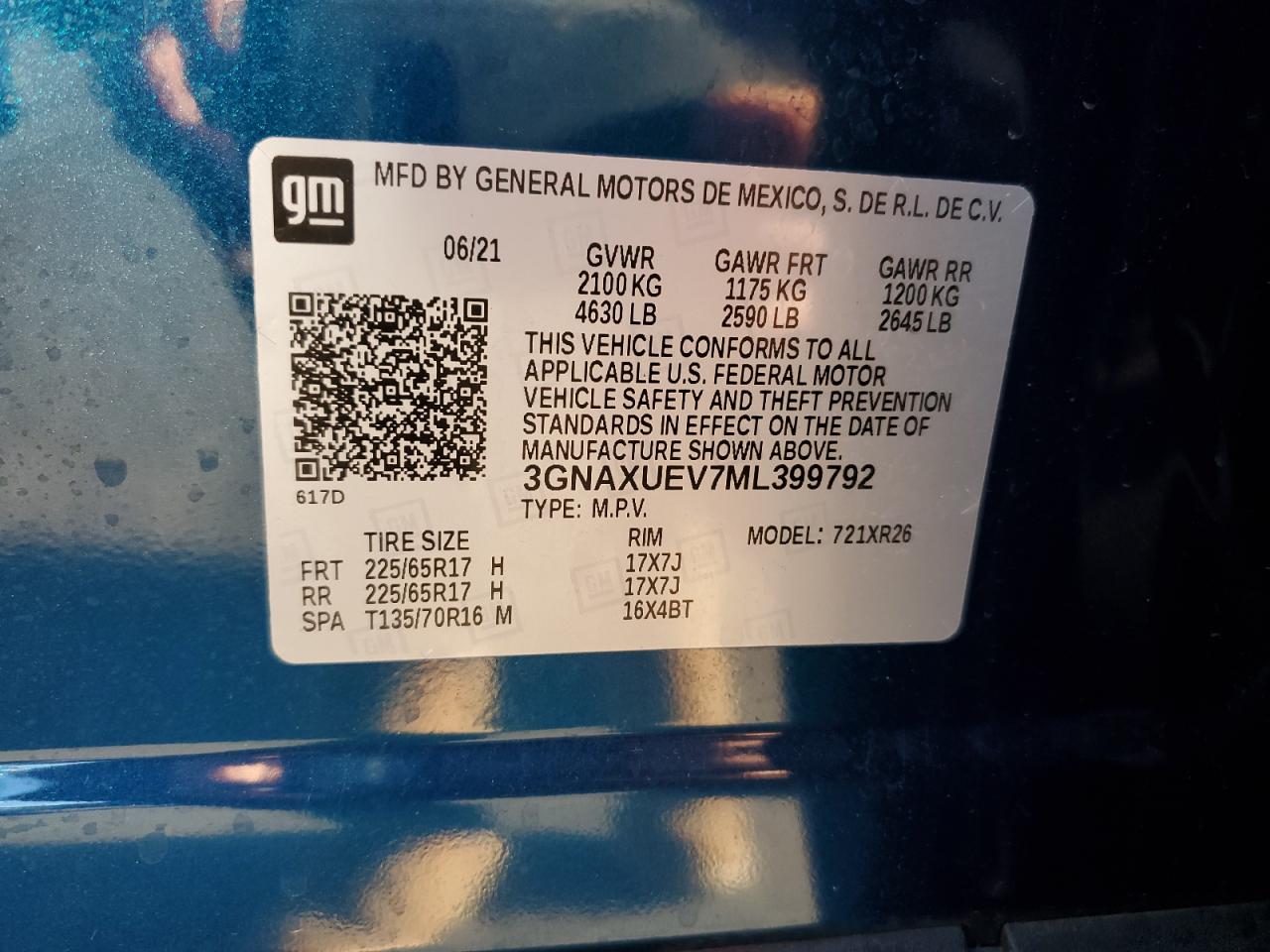 CHEVROLET EQUINOX LT