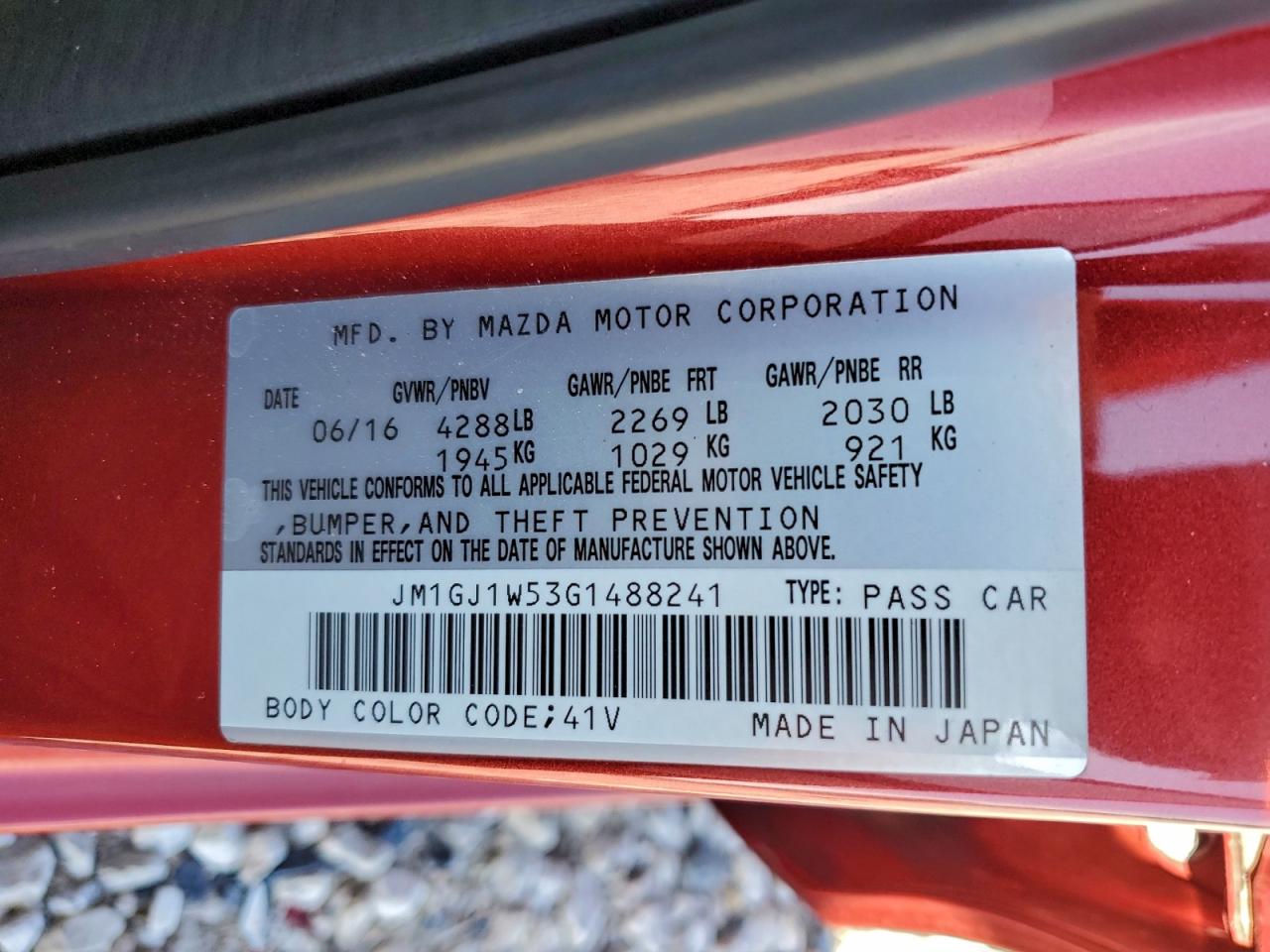 MAZDA 6 GRAND TOURING