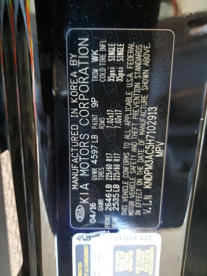 Lot #3312335771 2017 KIA SPORTAGE L