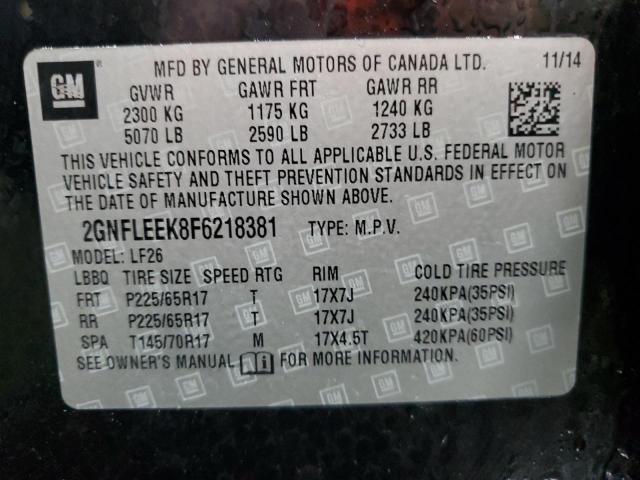 2015 CHEVROLET EQUINOX LS #3286547148