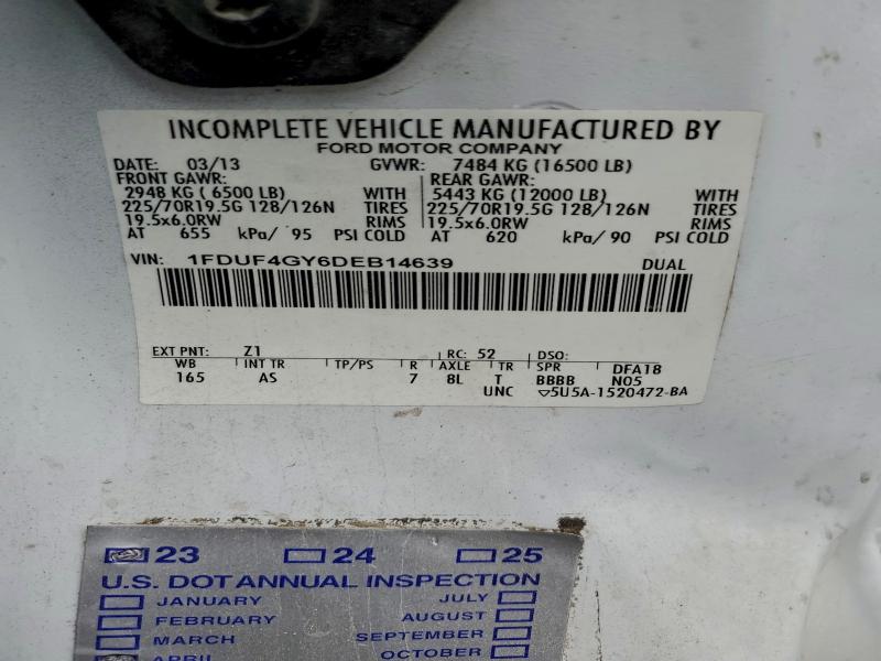 2013 FORD F450 SUPER #3296989817