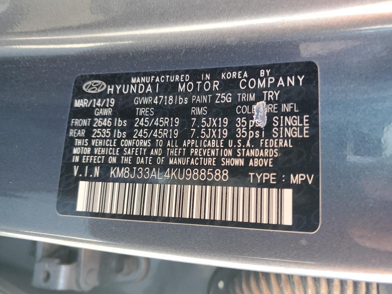 HYUNDAI TUCSON LIMITED