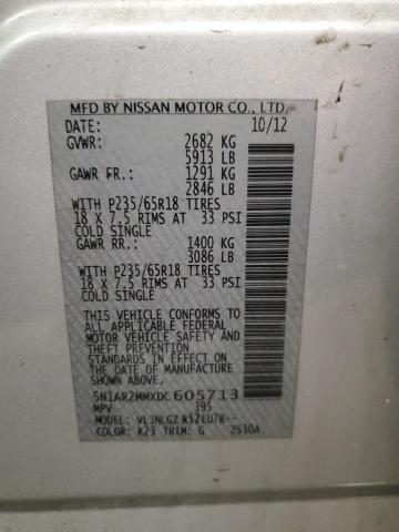 2013 NISSAN PATHFINDER #3298101216