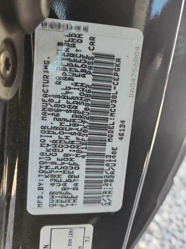 Lot #3287533047 2002 TOYOTA CAMRY LE