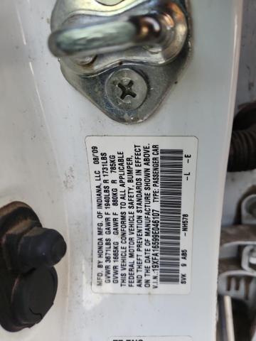 2009 HONDA CIVIC LX #3304559458