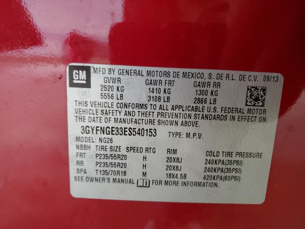 CADILLAC SRX PREMIUM COLLECTION