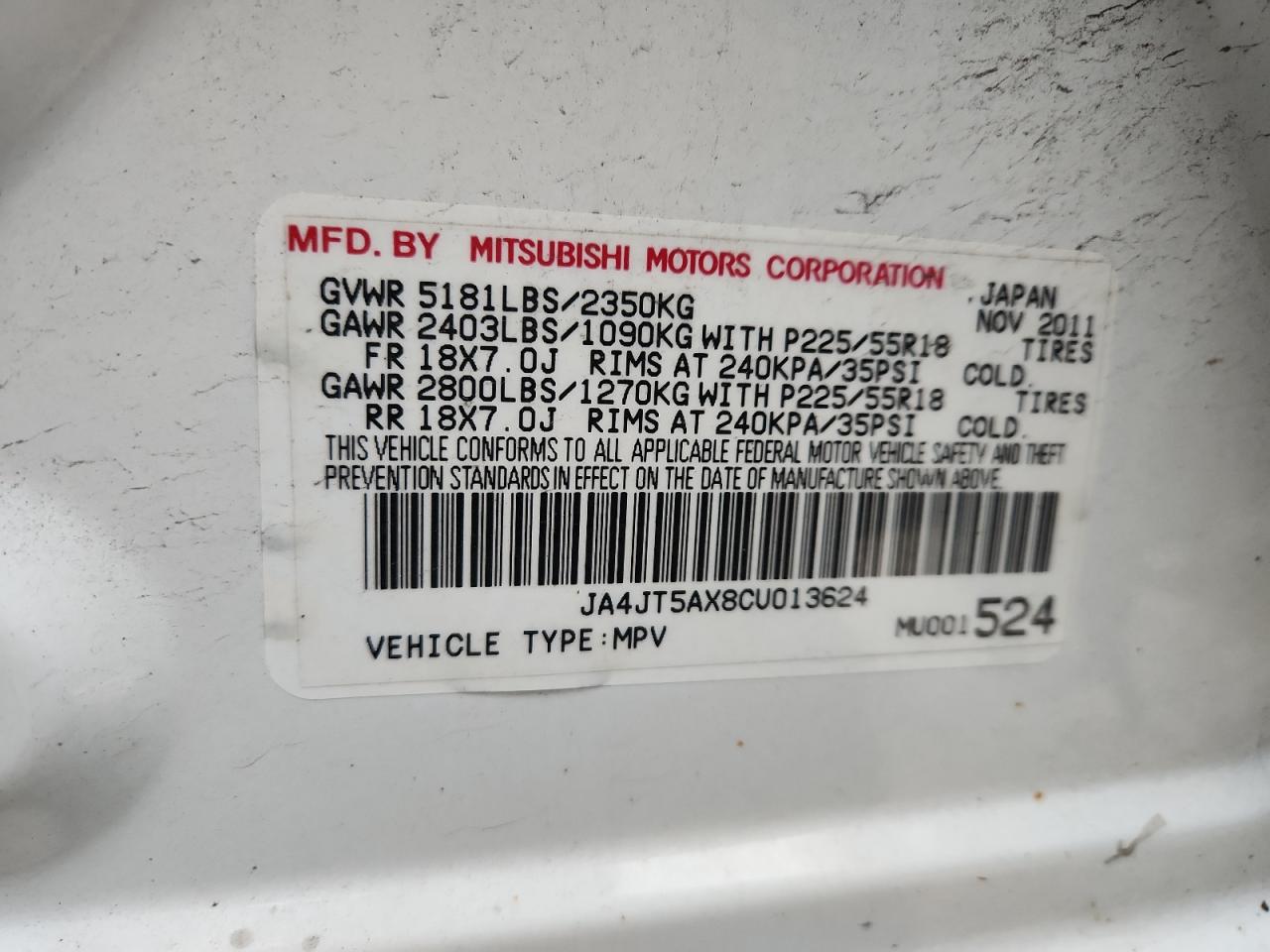 MITSUBISHI OUTLANDER GT