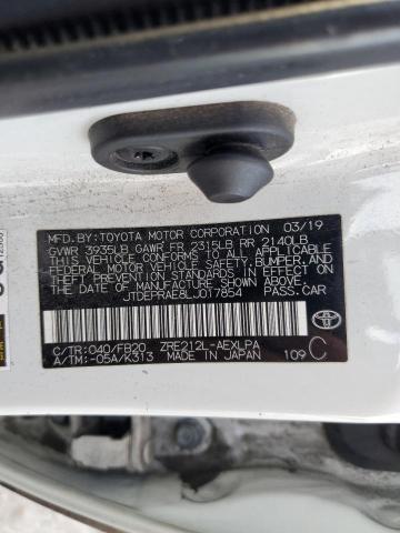 2020 TOYOTA COROLLA LE #3309447983