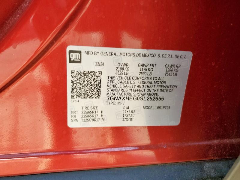 2025 CHEVROLET EQUINOX LT #3302962649