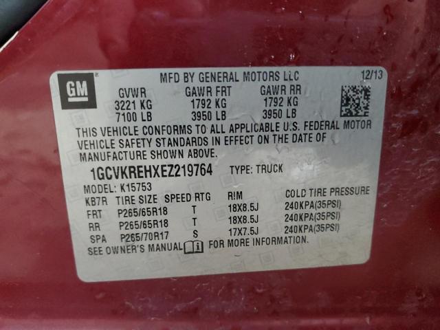 2014 CHEVROLET SILVERADO #3287697040