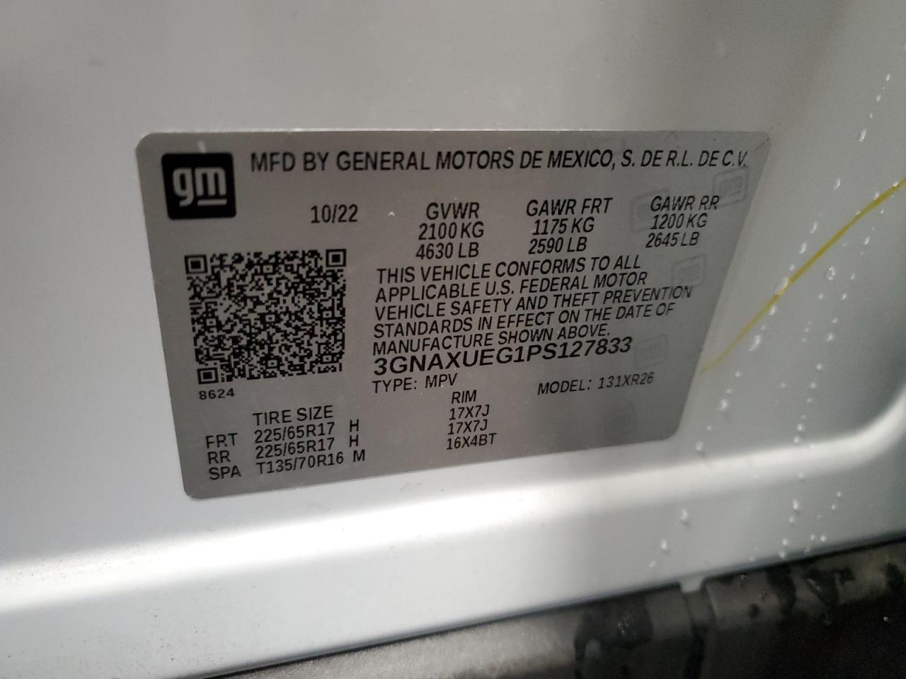 CHEVROLET EQUINOX LT