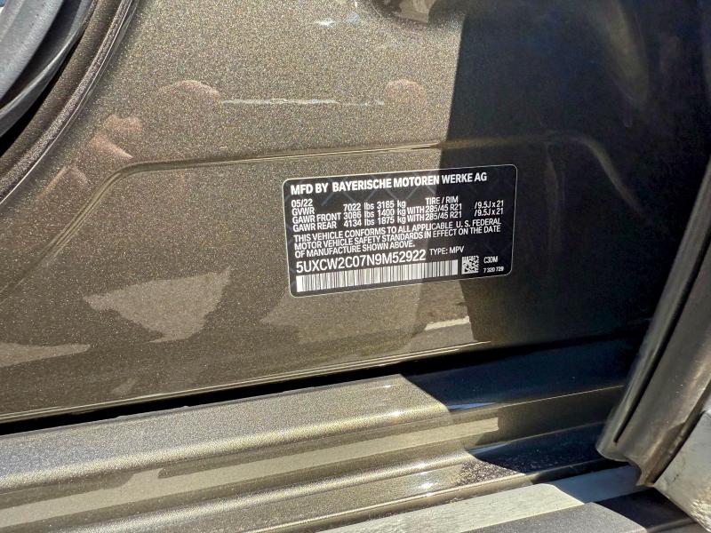 2022 BMW X7 XDRIVE4 #3284687337