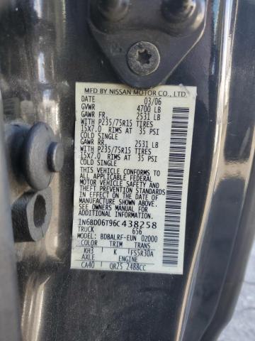 2006 NISSAN FRONTIER K #3309334981