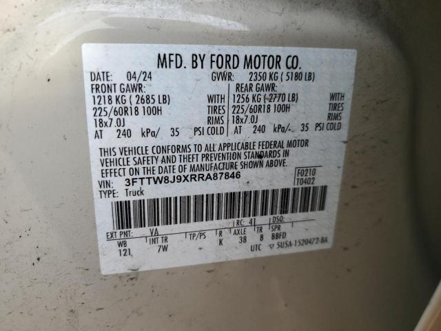 2024 FORD MAVERICK X #3287650010