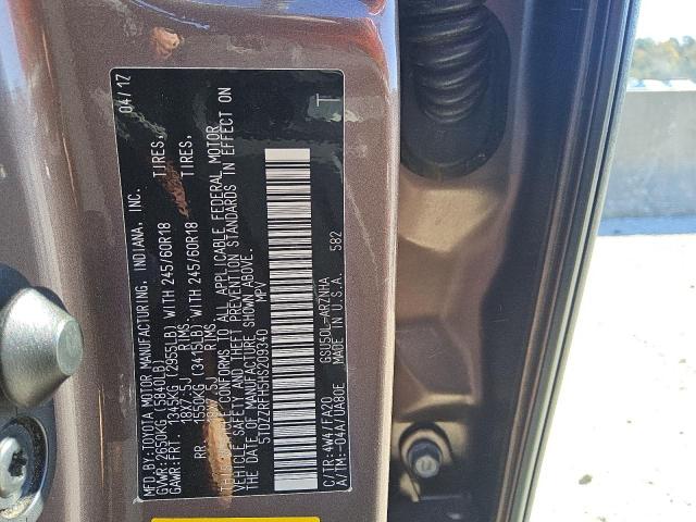 2017 TOYOTA HIGHLANDER #3312673159