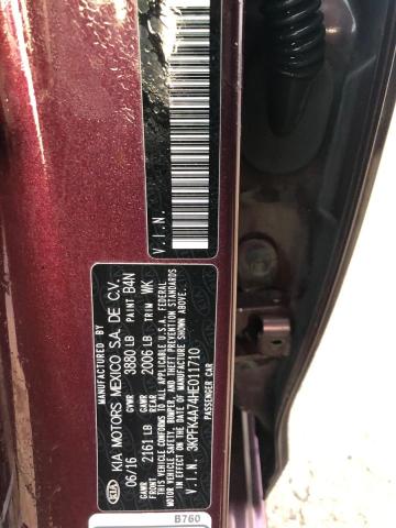 2017 KIA FORTE LX #3291212955
