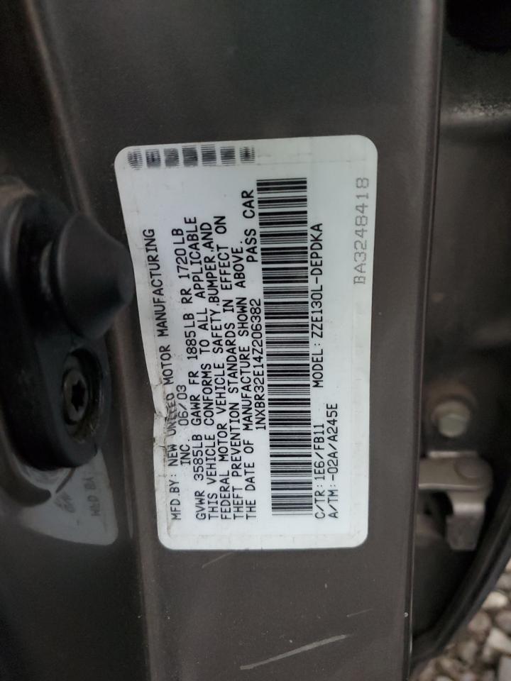 Lot #3291157971 2004 TOYOTA COROLLA CE