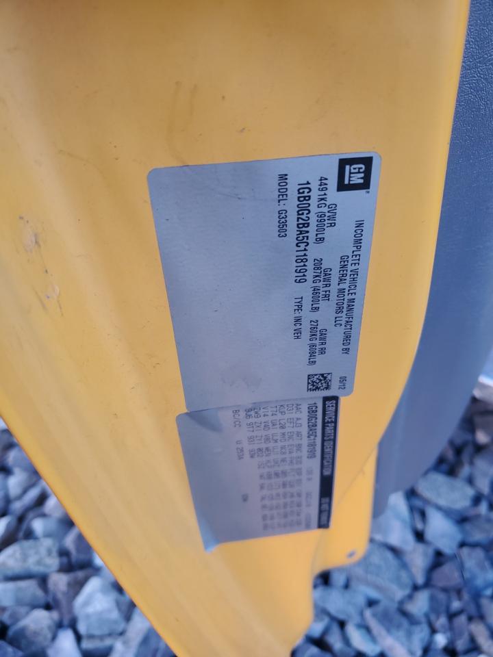 Lot #3287445004 2012 CHEVROLET EXPRESS G3