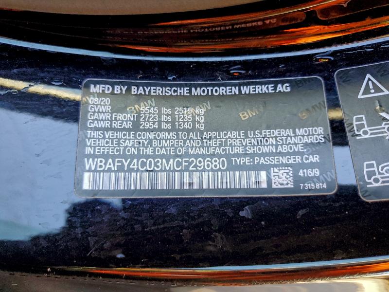 2021 BMW M850XI #3296877848