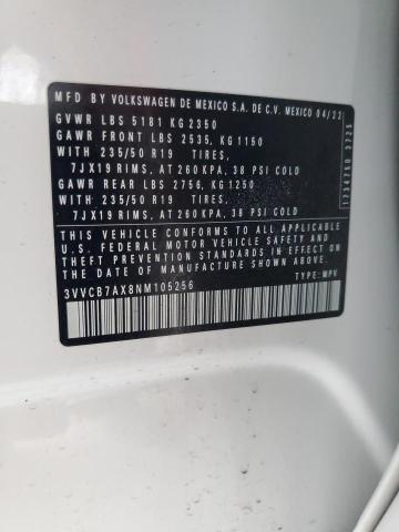 2022 VOLKSWAGEN TIGUAN SE #3304148515