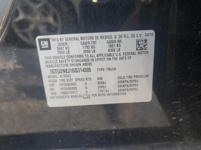 2016 GMC SIERRA K15 #3292452683