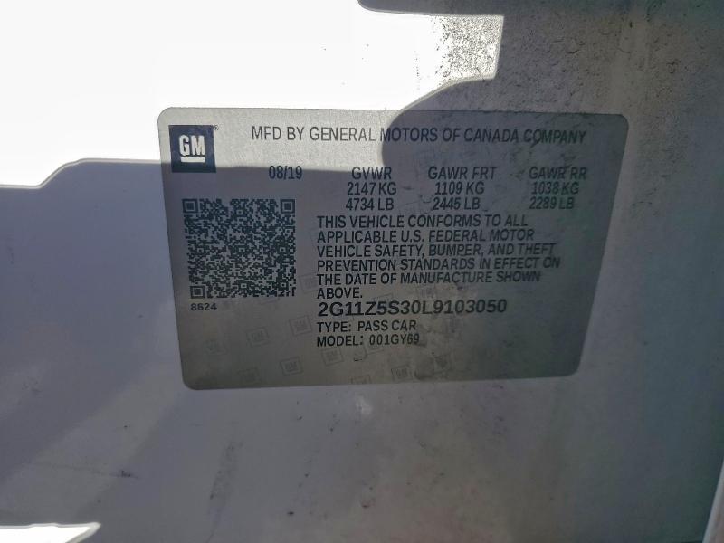 2020 CHEVROLET IMPALA LT #3310495047