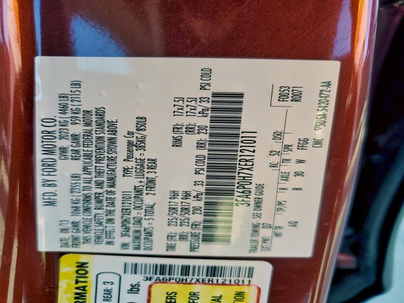 2014 FORD FUSION SE #3304933543