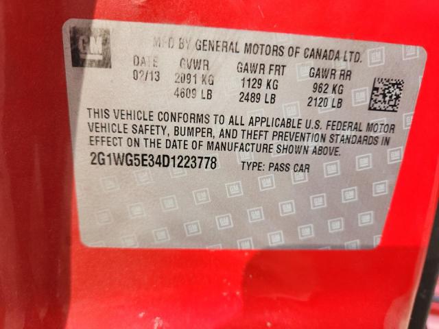 2013 CHEVROLET IMPALA LT #3302842895