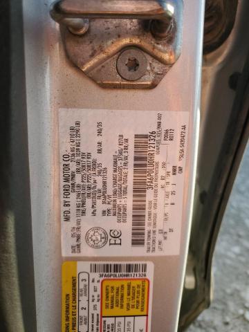 2017 FORD FUSION SE - 3FA6P0LU0HR121326