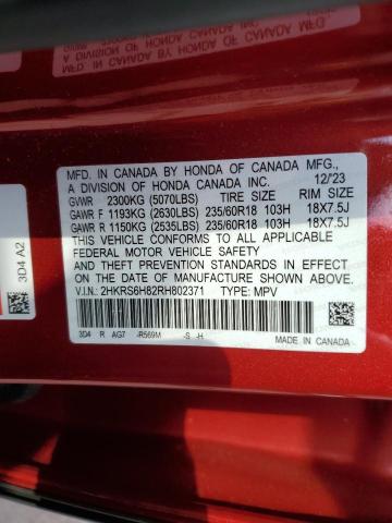 2024 HONDA CR-V SPORT - 2HKRS6H82RH802371