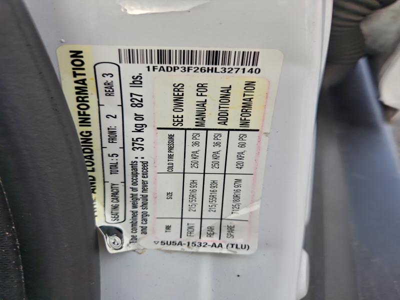 2017 FORD FOCUS SE #3302836919