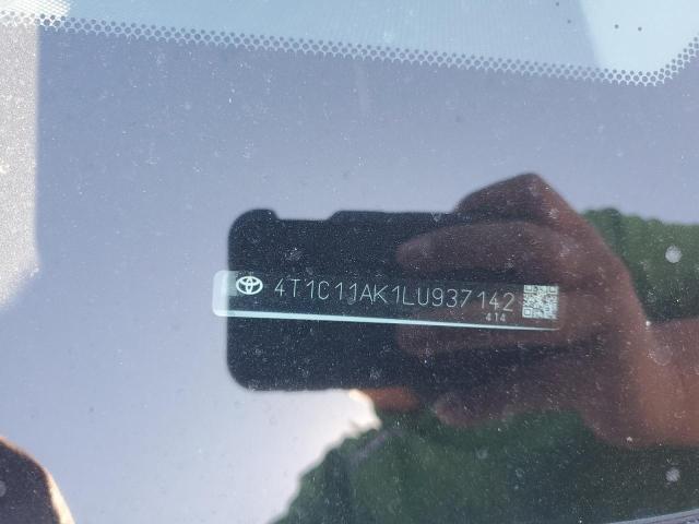 2020 TOYOTA CAMRY LE #3309597594