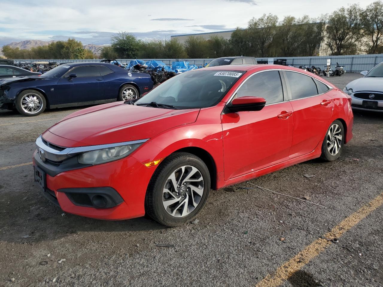 Lot #3297897778 2016 HONDA CIVIC EX