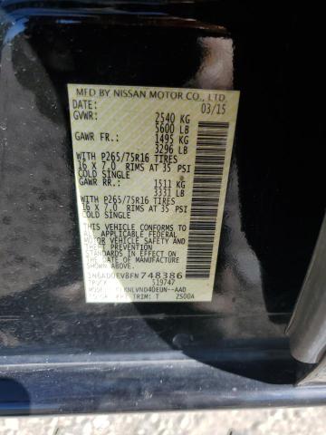 2015 NISSAN FRONTIER S #3309624089