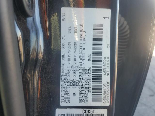 2021 TOYOTA TUNDRA CRE #3296903825