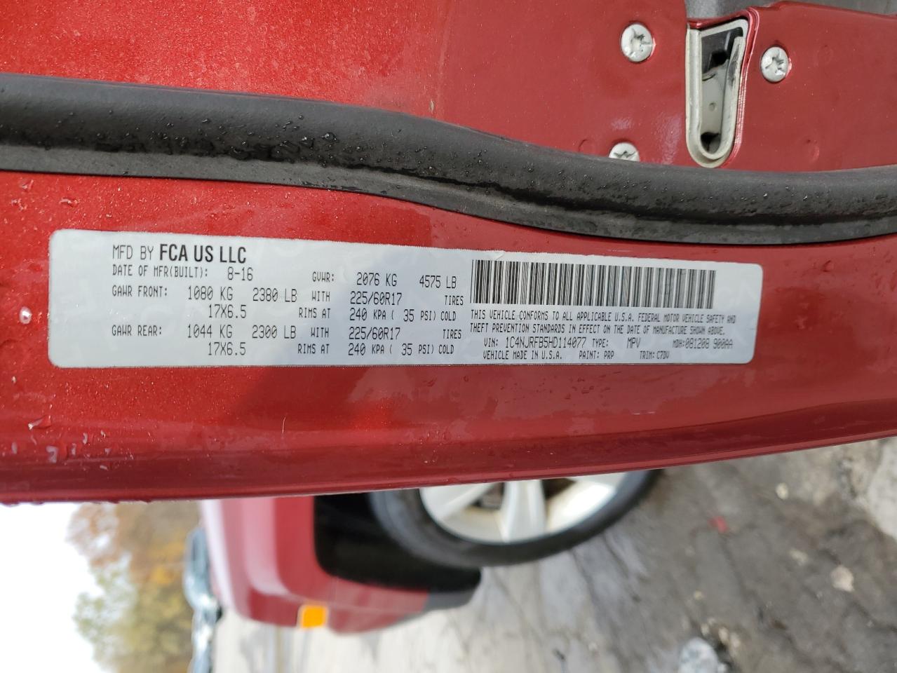 JEEP PATRIOT LATITUDE