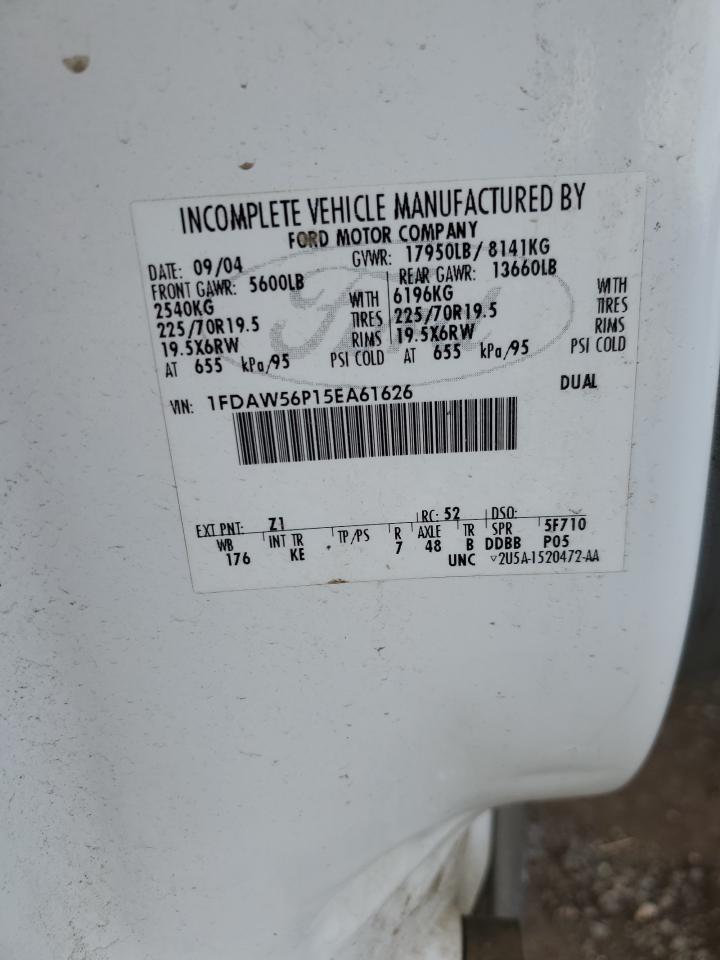 Lot #3291232956 2005 FORD F550 SUPER