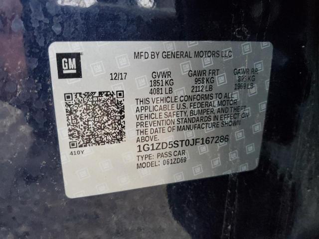 2018 CHEVROLET MALIBU LT - 1G1ZD5ST0JF167286