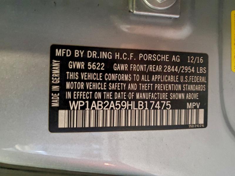 2017 PORSCHE MACAN S #3302746057