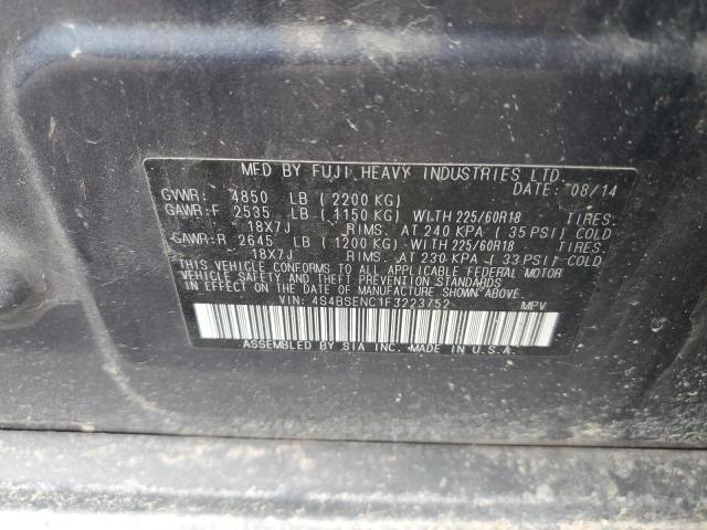 2015 SUBARU OUTBACK 3. #3303724473