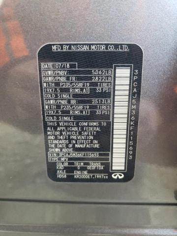 2019 INFINITI QX50 ESSEN #3293499445