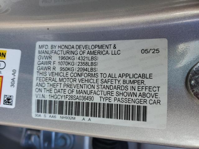 2025 HONDA ACCORD LX - 1HGCY1F28SA036490